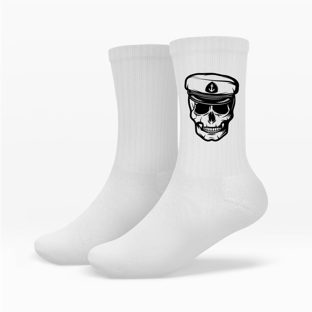 Socken Totenkopf – Maritime Crew Socken für Herren & Damen | CPTN Wear