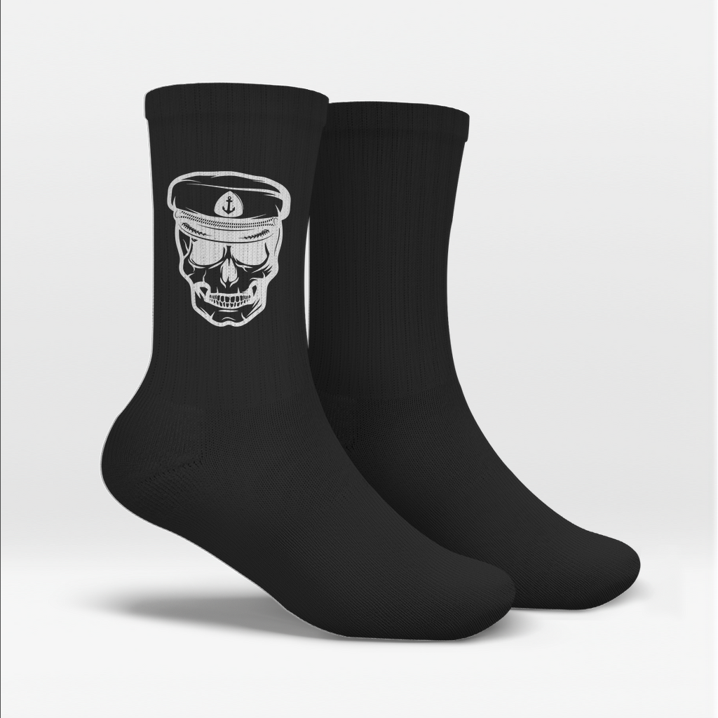 Socken Totenkopf – Maritime Crew Socken für Herren & Damen | CPTN Wear