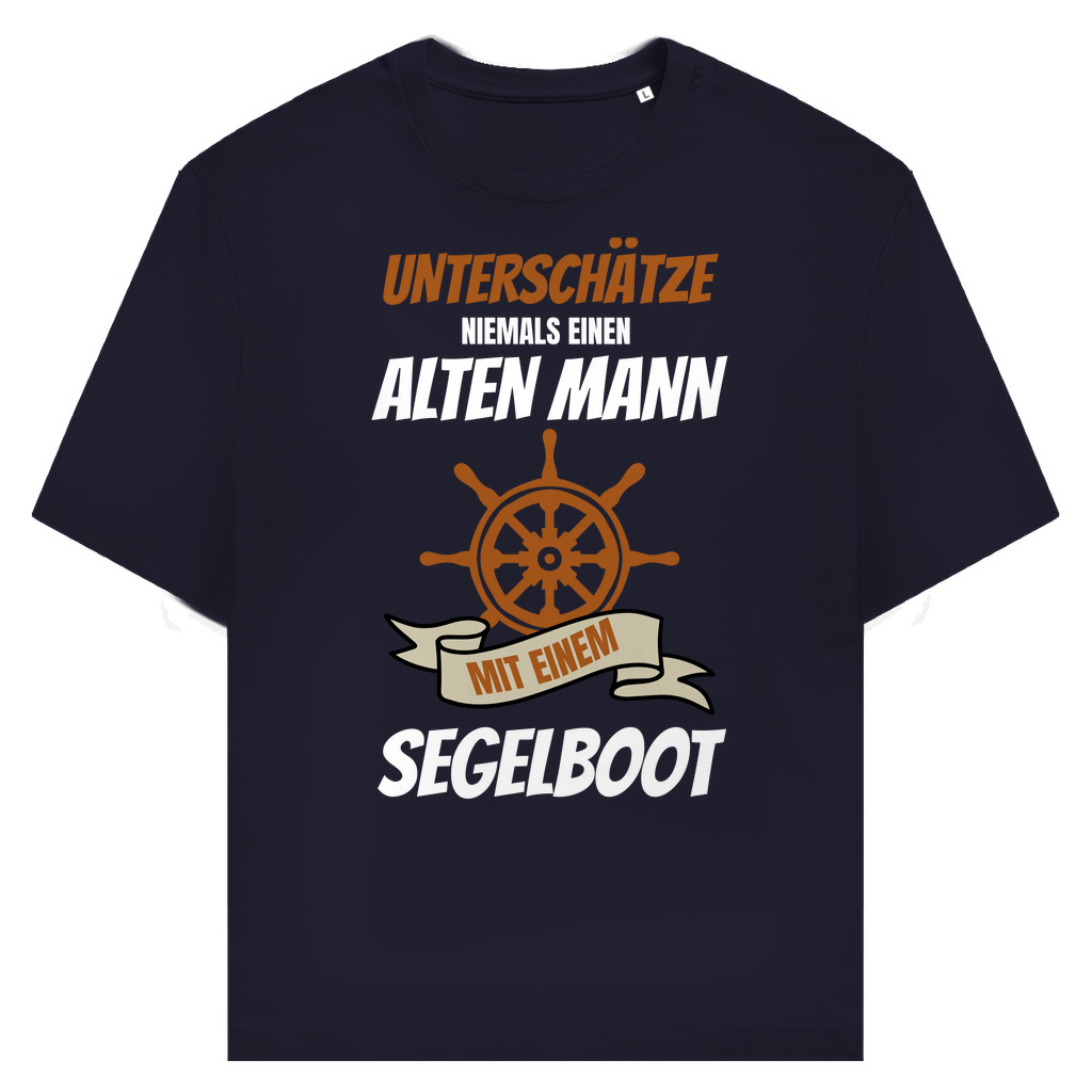 T-Shirt Unterschätze nie einen alten Mann – Maritimes Herren Shirt | CPTN Wear