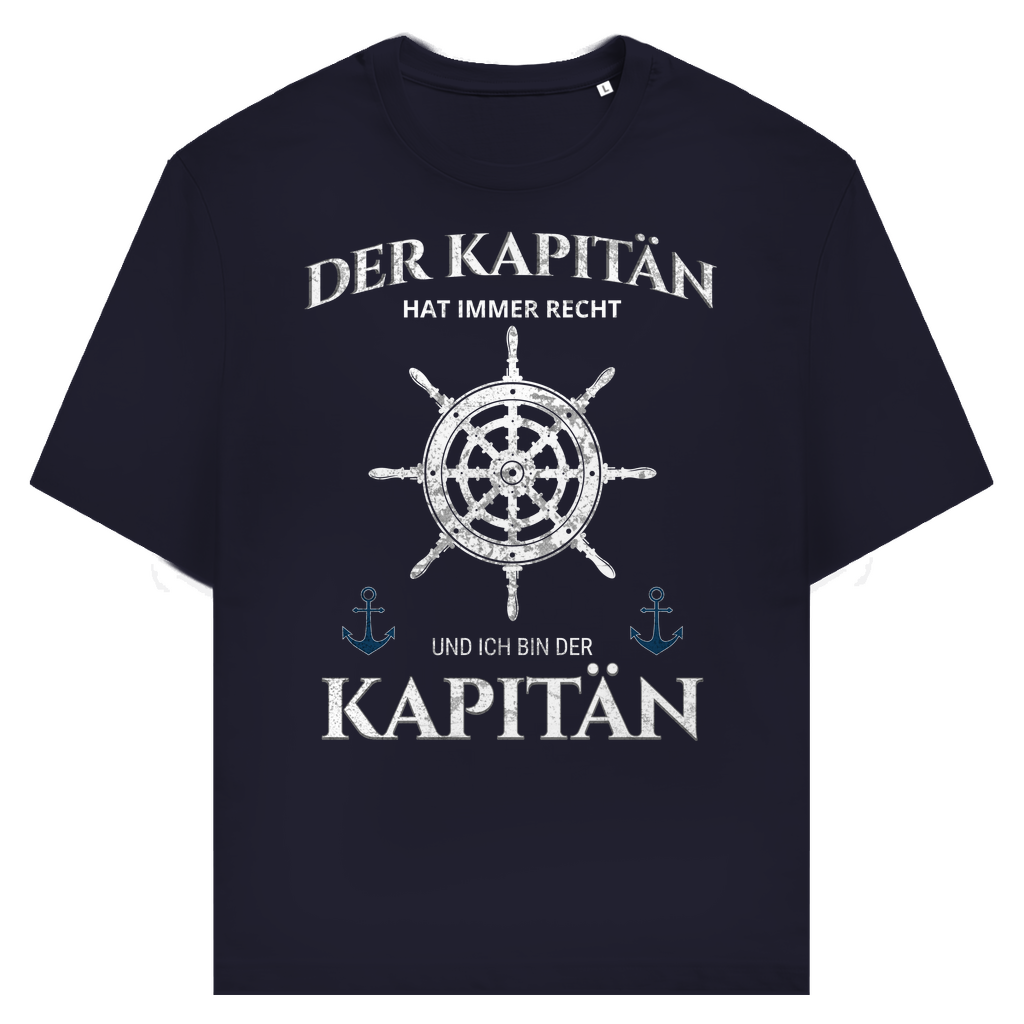 T-Shirt Der Kapitän hat immer Recht – Maritimes Herren Shirt | CPTN Wear