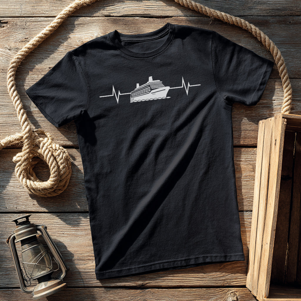 T-Shirt Heartbeat Kreuzfahrtschiff – Maritime Mode | CPTN Wear