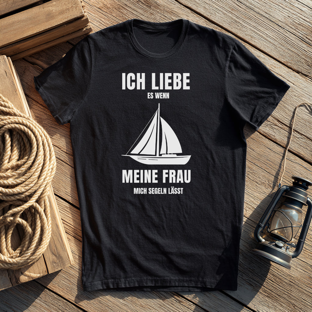 T-Shirt Ich liebe meine Frau – Maritimes Herren Shirt | CPTN Wear