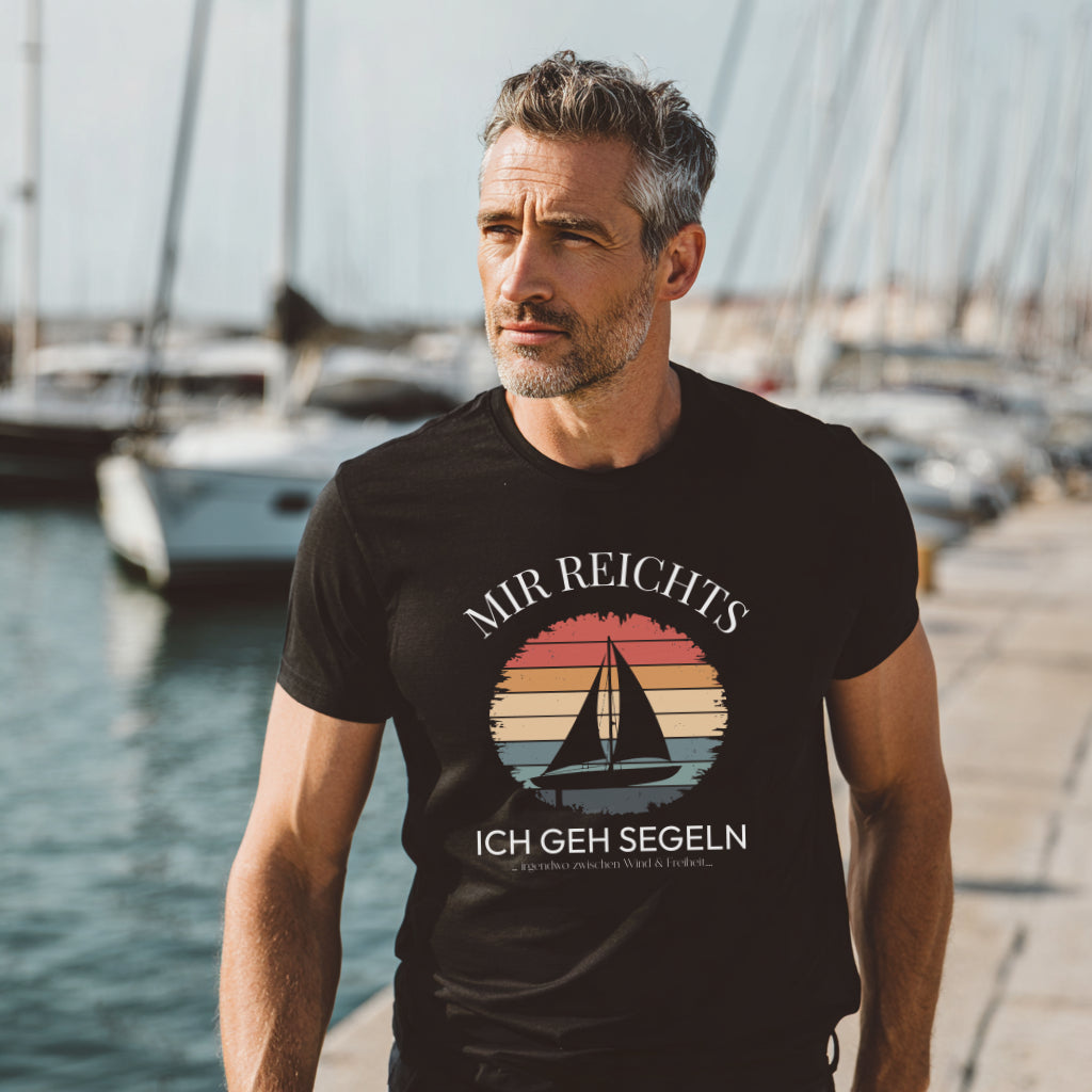 T-Shirt Mir reicht's ich geh Segeln – Maritimes Herren Shirt | CPTN Wear