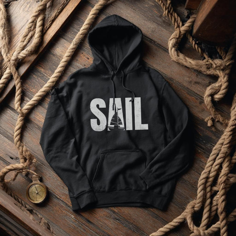 Hoodie - Sail Used Look | CPTNwear