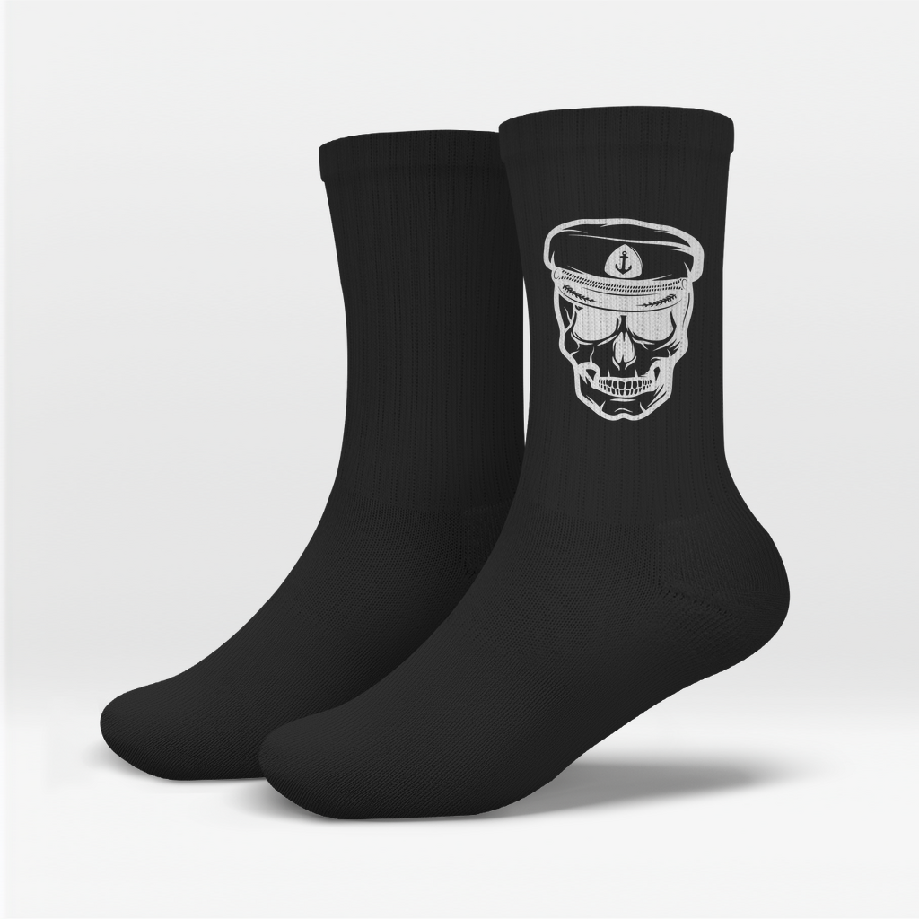 Socken Totenkopf – Maritime Crew Socken für Herren & Damen | CPTN Wear