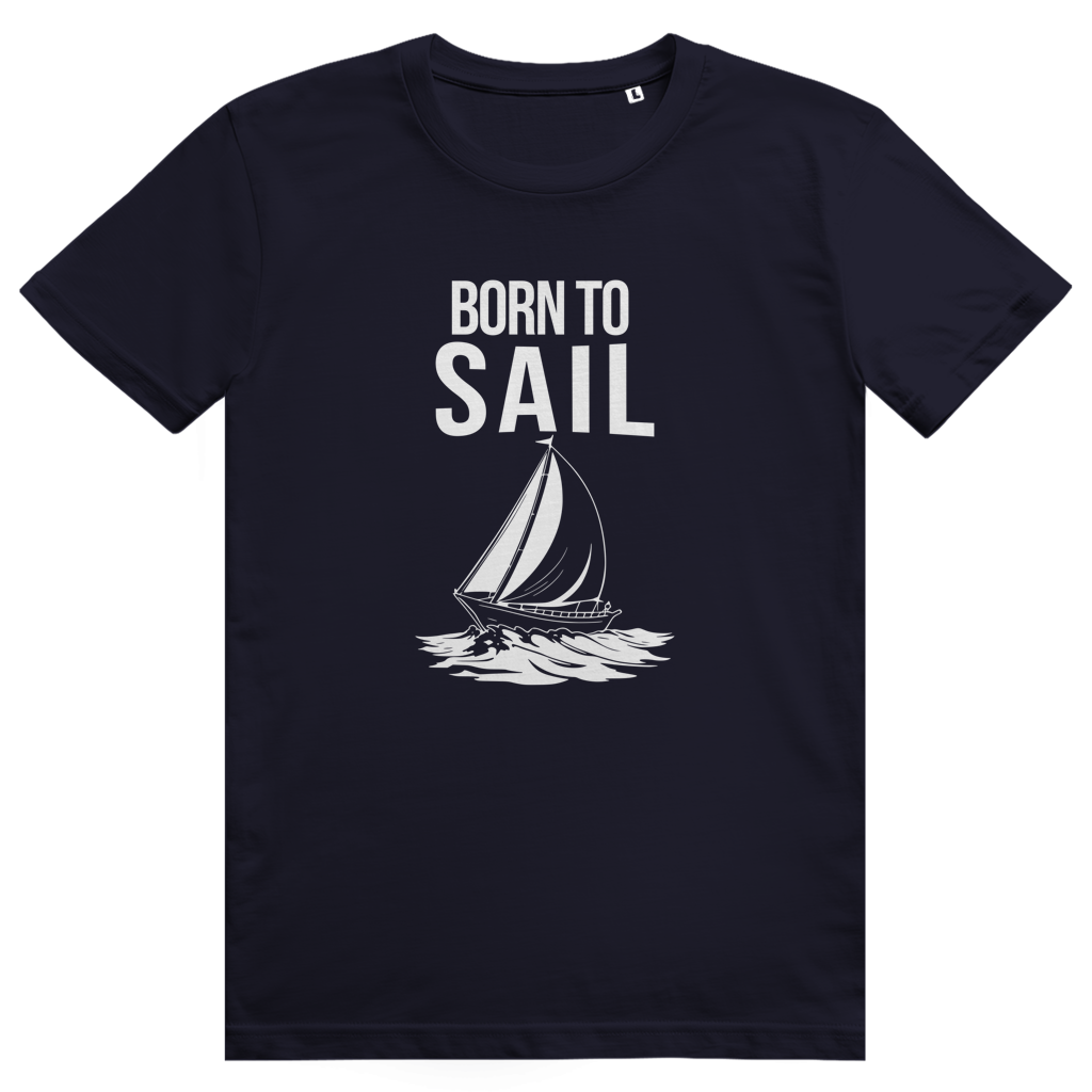 T-Shirt Born to Sail – Maritimes Herren Shirt | CPTN Wear